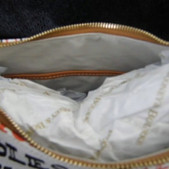 Dooney & Bourke MLB Baltimore Orioles Small Kiley Hobo Shoulder Bag - Picture 10 of 12